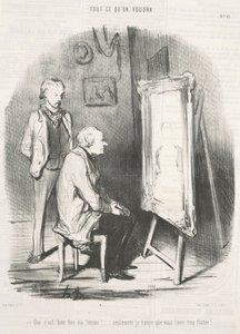 Evet öyle, merhum karım! ... by Honoré Daumier