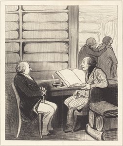 Evet, sevgili Mösyö Badoulard, ben... by Honoré Daumier