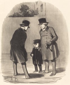 Evet, Bay Chapuzot... by Honoré Daumier