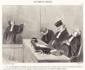Evet, bu yetimi soymak istiyoruz... by Honoré Daumier