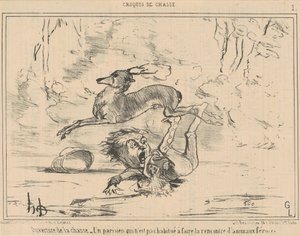 avın açılışı by Honoré Daumier