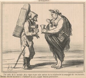 Asma hastalığı sonucu by Honoré Daumier