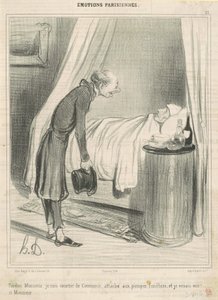 Üzgünüm...Ben bir ticaret komisyoncusuyum... by Honoré Daumier