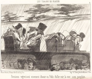 Parisliler çok pişman... by Honoré Daumier