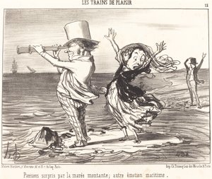 Parisliler gelgit şaşırttı... by Honoré Daumier