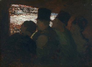 "Parterre"" Tiyatroda Seyirci Honore Daumier (1808-1879) tarafından yapılan resim 1858 Ulusal Batı Sanatı Müzesi, Tokyo Japonya by Honoré Daumier