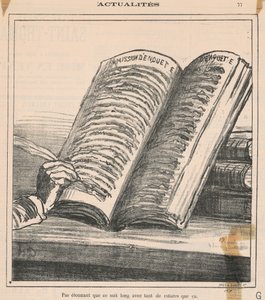 Uzun olmasına şaşmamalı... by Honoré Daumier