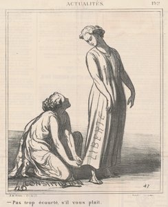 Çok kısa olmasın lütfen. by Honoré Daumier