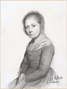 Bir Kızın Portresi (Jeannette) by Honoré Daumier