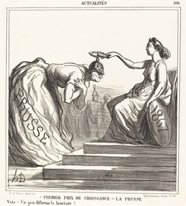 Büyüme Birincilik Ödülü - Prusya by Honoré Daumier
