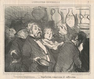 İlk izlenimler...Şaşkınlık... by Honoré Daumier