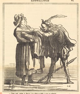 Kendine iyi bak, Madam Çoğunluk! by Honoré Daumier
