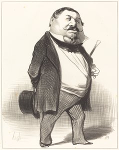 Prens Lucien Murat by Honoré Daumier
