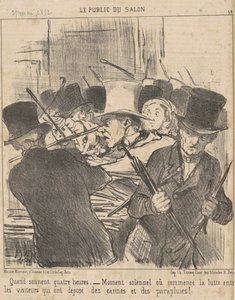 Saat dört vurduğunda by Honoré Daumier