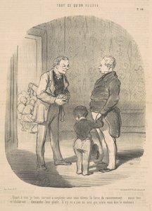 Bana gelince, muhakeme gücünü kullanmak istiyorum. by Honoré Daumier