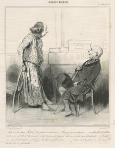 Senin neyin var, Robert? ... by Honoré Daumier
