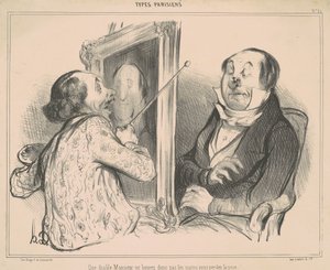 Ne iblis efendim hareket etmiyor... by Honoré Daumier