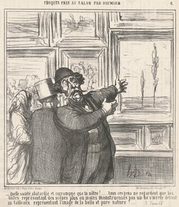 Ne kadar alçak ve yozlaşmış bir toplum... by Honoré Daumier