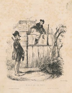 Burada ne yapıyorsun... by Honoré Daumier