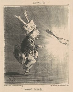yüksük alma by Honoré Daumier