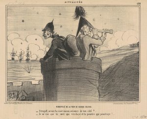 Bluebeard Tower Yenilendi by Honoré Daumier