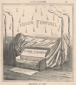 Huzur içinde yatsın! by Honoré Daumier
