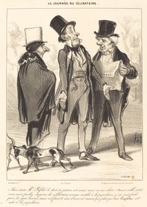 Şüphesiz Bay Riflot haklı... by Honoré Daumier