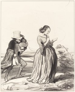 Saperlotte!... isterdim ki... karım bitirmişti... by Honoré Daumier