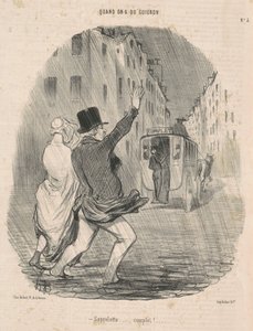 Saprelotte ... Tamamla! ... by Honoré Daumier