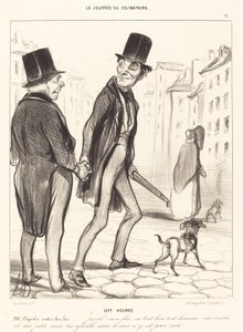 Yedi saat by Honoré Daumier