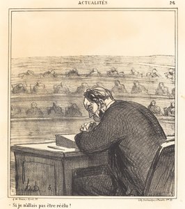 Yeniden seçilmeseydim! by Honoré Daumier