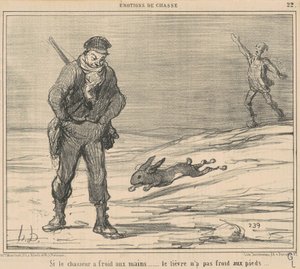 Avcı üşürse tavşan üşümez... by Honoré Daumier