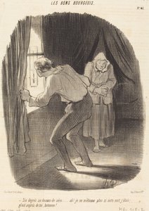 Sıfırın altı derece... by Honoré Daumier