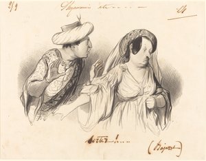 Çık dışarı!... (Bajazet) by Honoré Daumier