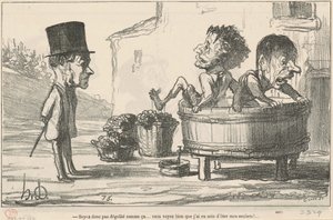 O yüzden bu kadar tiksinme... by Honoré Daumier