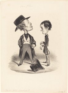 Kibar ol... ben... by Honoré Daumier