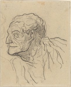 Bir Adamın Çalışması by Honoré Daumier