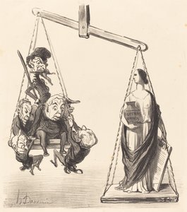 Genel oy hakkı by Honoré Daumier