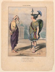 Telemakhos Erdeme Döndü by Honoré Daumier