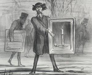 1859 Plaka Sergisi 1: Bunu Reddettiler, Cahiller!, 1859. by Honoré Daumier