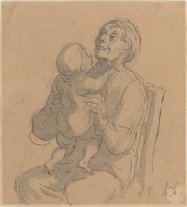 Büyükanne by Honoré Daumier