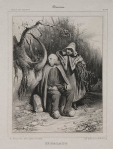 Geçersiz, 1835. by Honoré Daumier