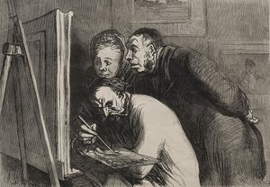 Ressamlar: Ressamlar ve Burjuva. by Honoré Daumier