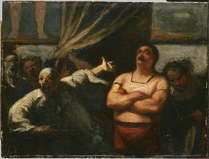 Güçlü Adam by Honoré Daumier