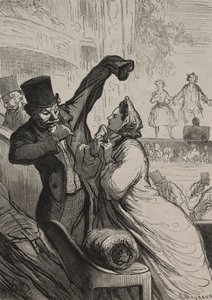 Tiyatro: Son Sahne. by Honoré Daumier