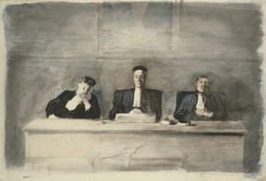 Üç Yargıç, 1858-60 by Honoré Daumier