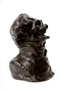 “” Sağ Ortanın Ünlüleri” “” Charles Philipon (Philippon), “Karikatür” ve “” Charivari” yönetmeninin “Karikatür” büstleri. Gazeteci. Kahkaha edente.”” Honore Daumier (1808-1879) tarafından yapılan heykel 19. yüzyıl Dim i by Honoré Daumier