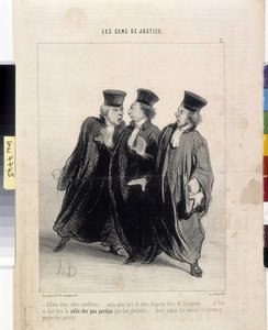 Adaletin insanları. Honore Daumier