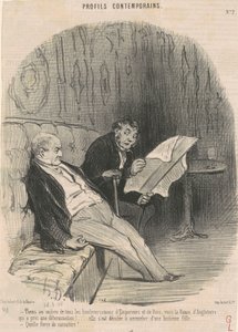 Kargaşaların... ortasında durun... by Honoré Daumier