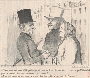 İşte dostum, işte Bay Chapoulard... by Honoré Daumier